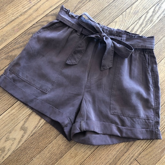 Aerie Paper Bag Shorts Brown Size XS - Picture 1 of 5